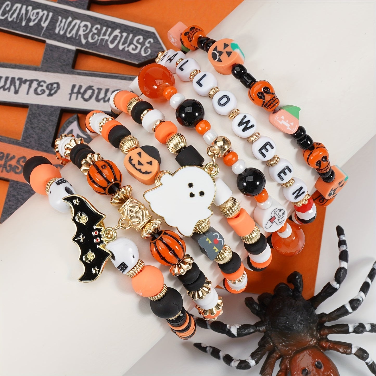 Halloween Multilayer Charm Bracelet Set