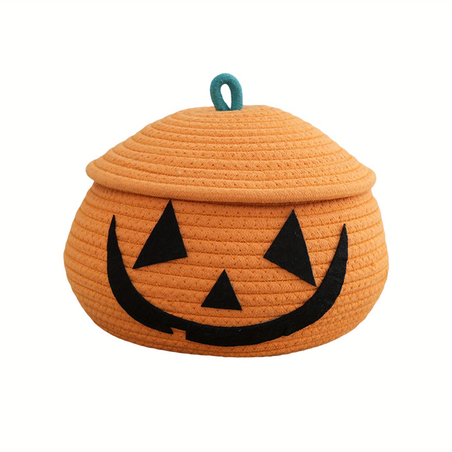 Pumpkin Rope Woven Storage Basket