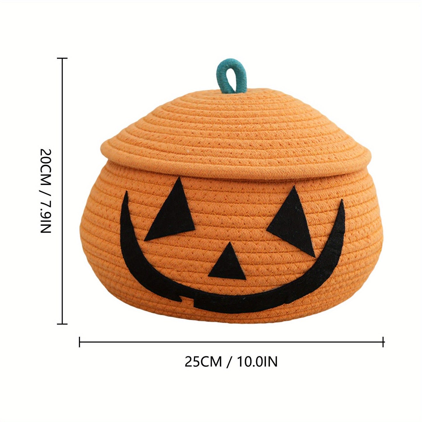 Pumpkin Rope Woven Storage Basket