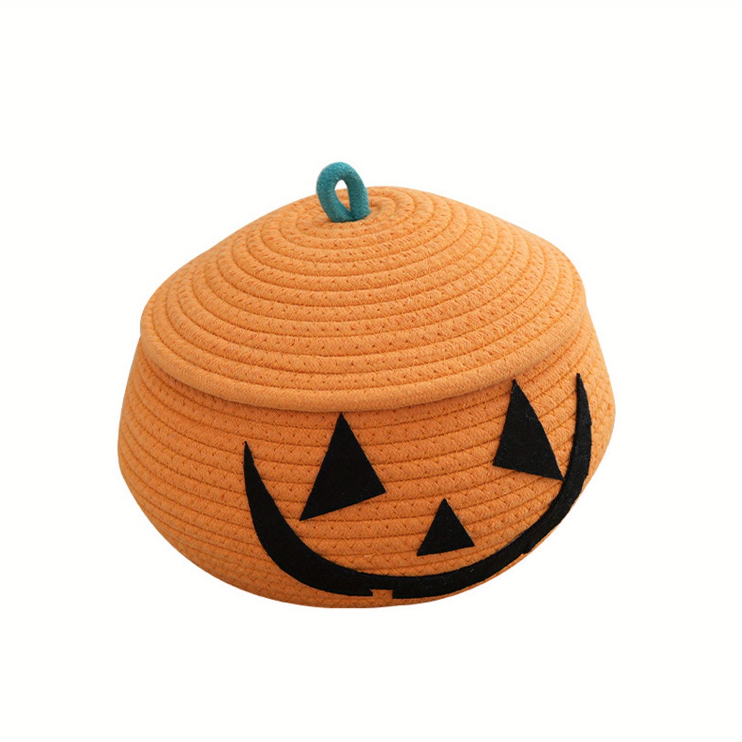 Pumpkin Rope Woven Storage Basket