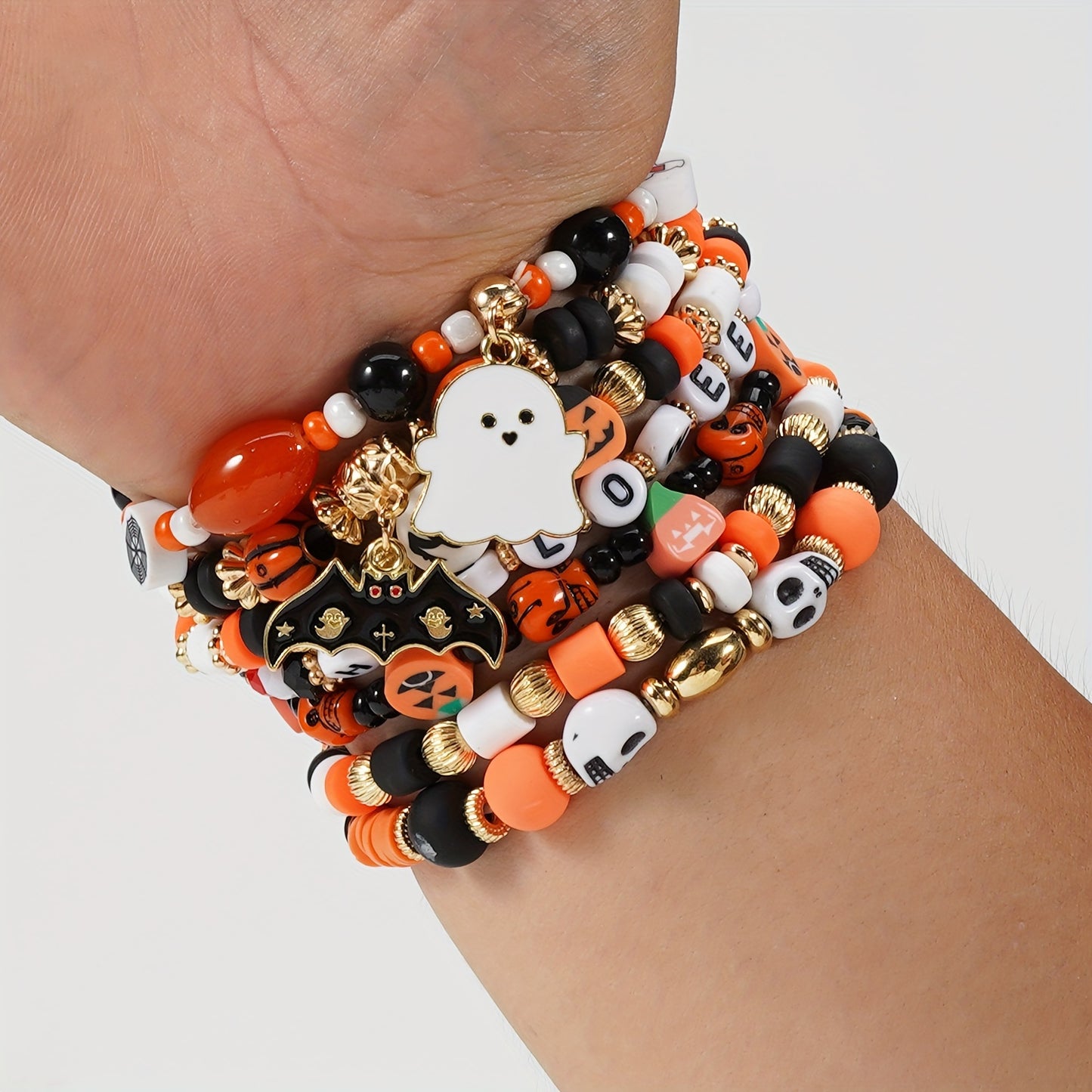 Halloween Multilayer Charm Bracelet Set