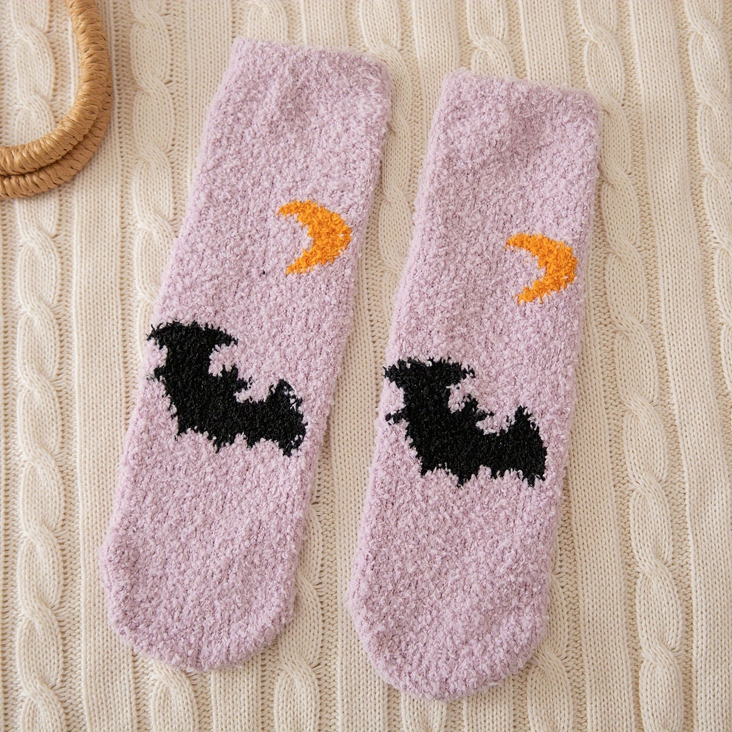 4-Pair Halloween Pattern Socks