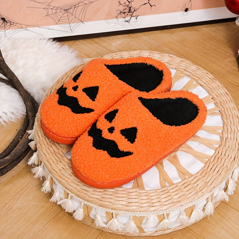 Pumpkin Fuzzy Slippers