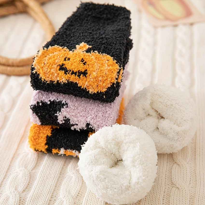 4-Pair Halloween Pattern Socks