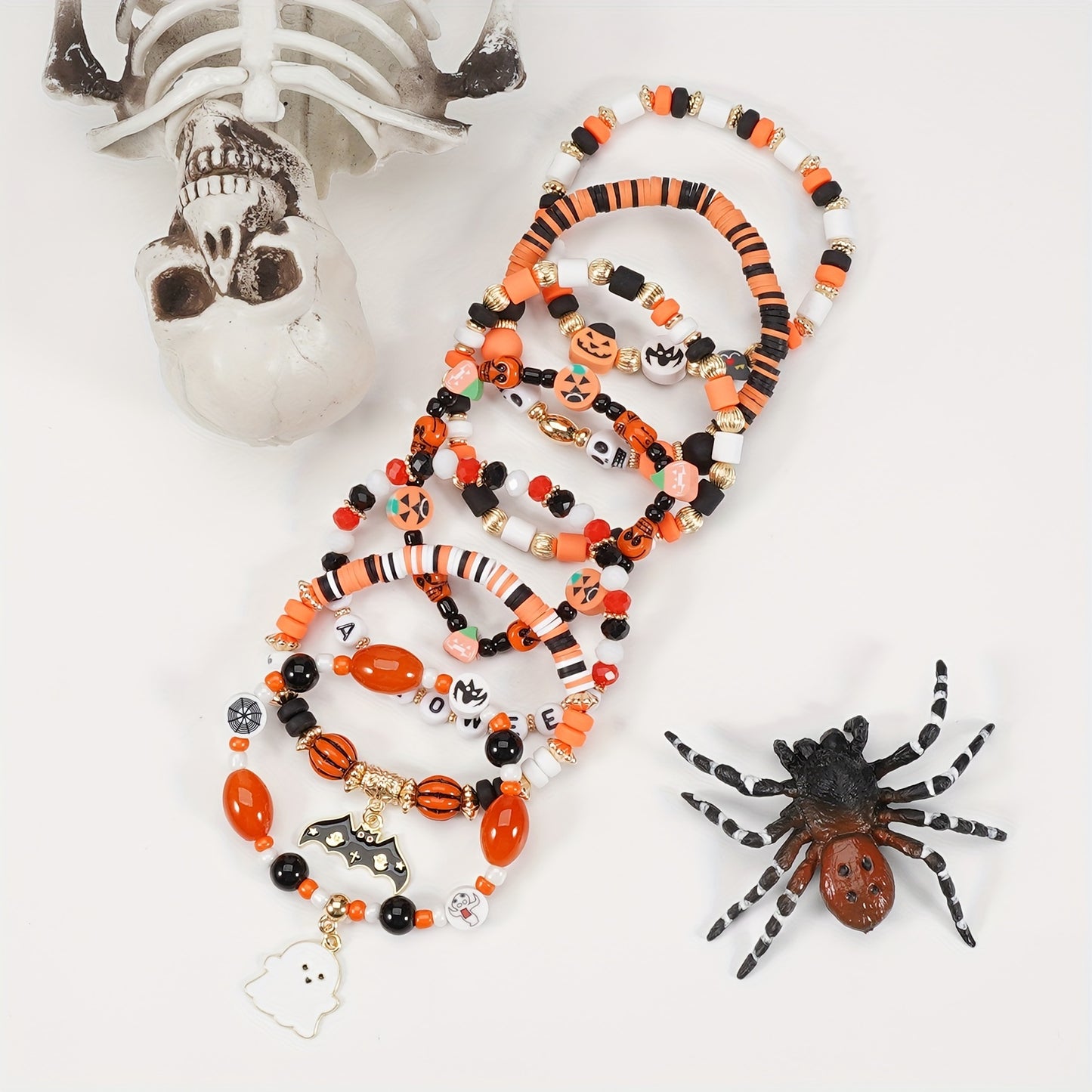 Halloween Multilayer Charm Bracelet Set