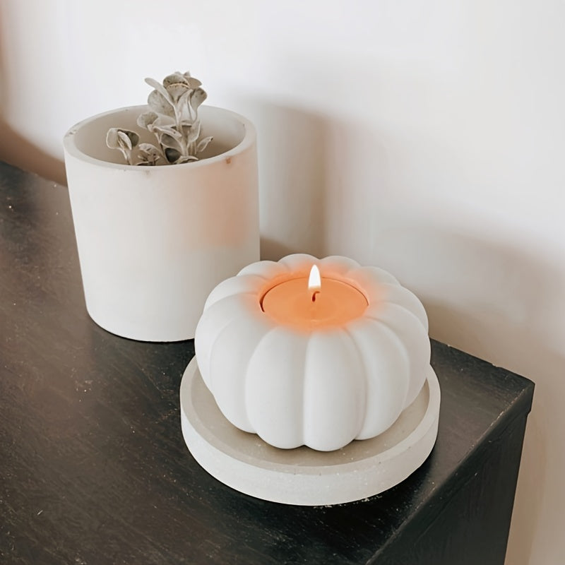 Resin Pumpkin Candle Holder - DIY Jewelry Storage Box