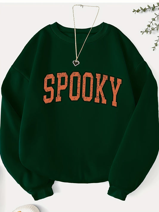 Spooky Halloween Sweatshirt for Women