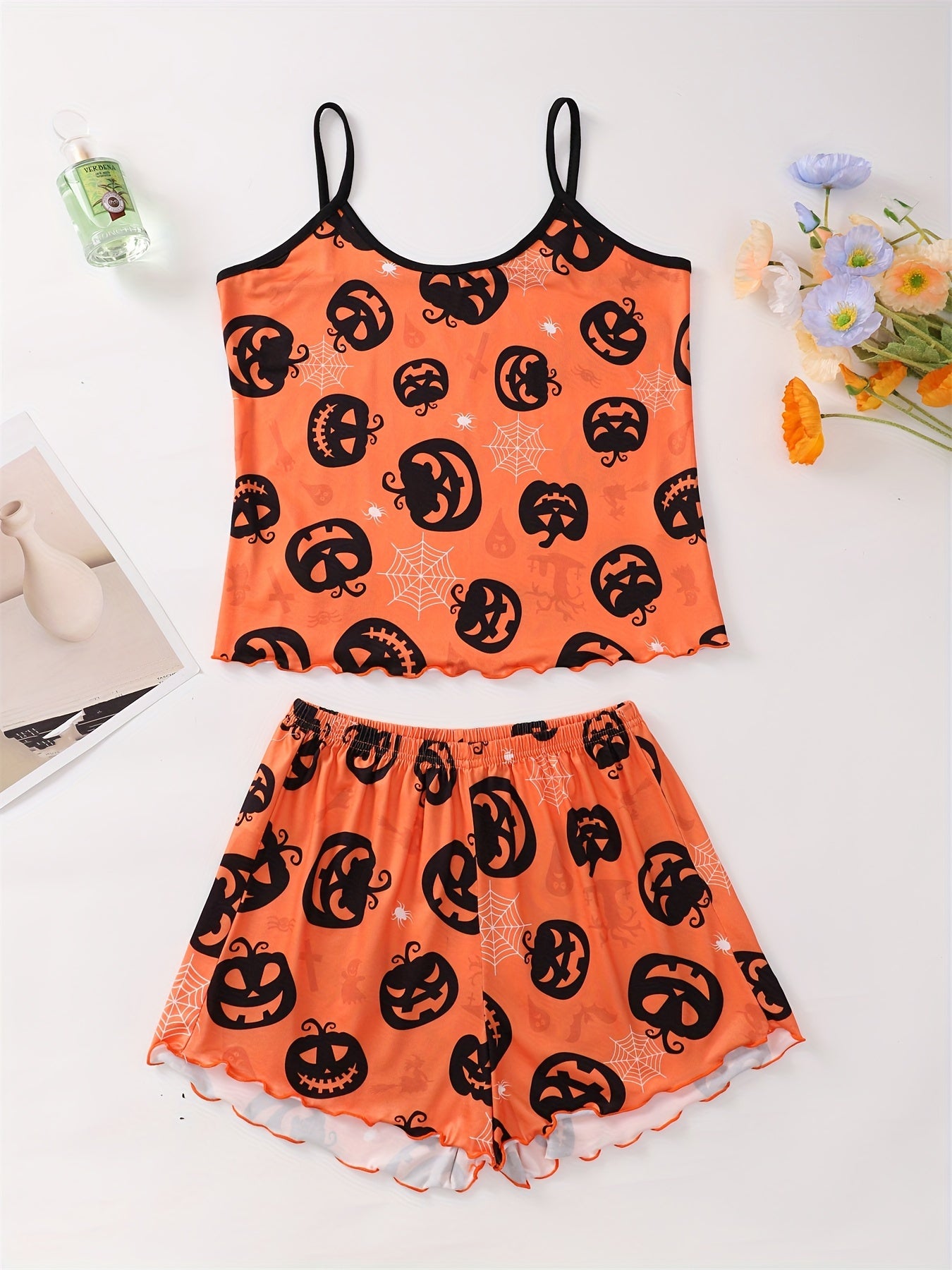 Halloween Themed 6-Piece Women's Sexy Pajama Set