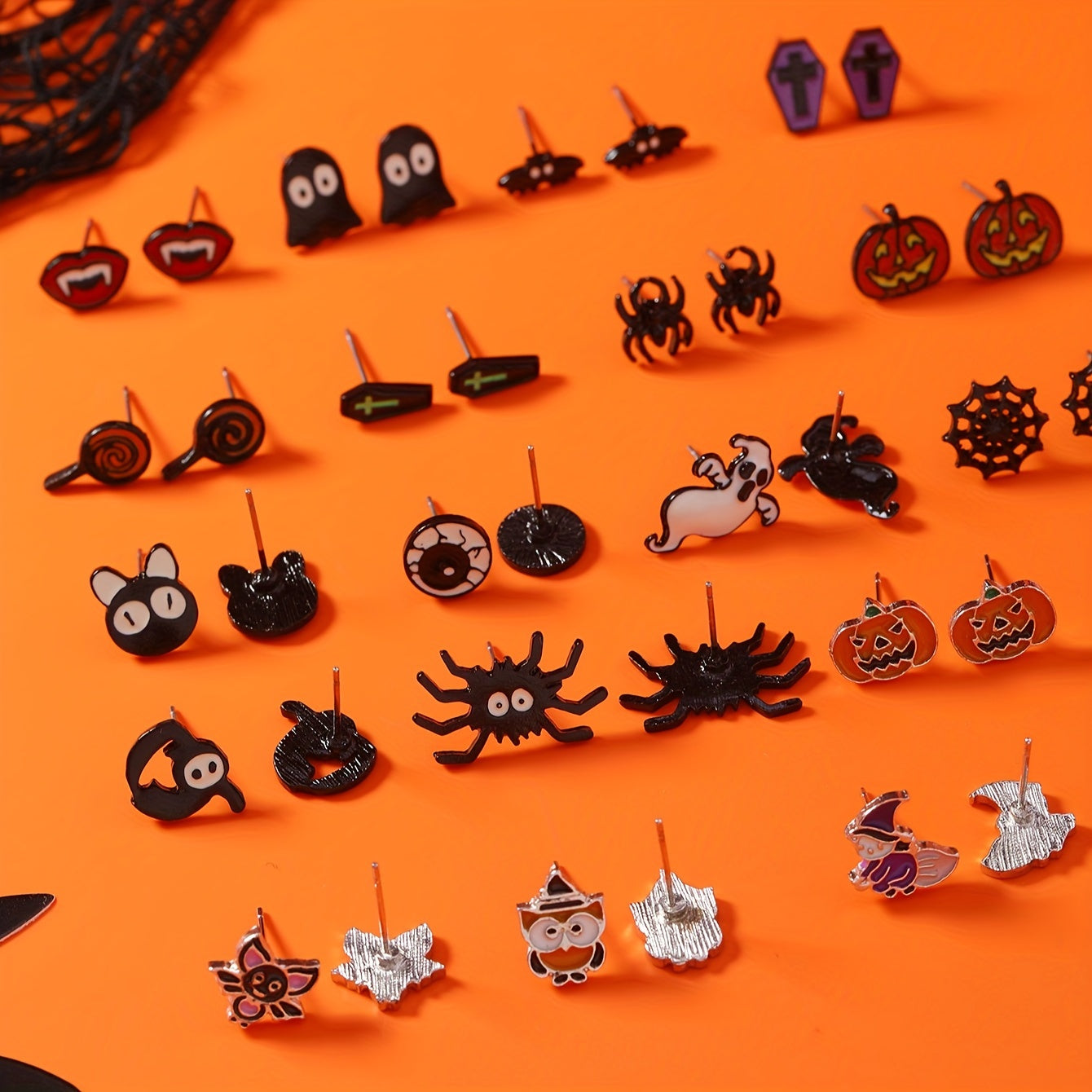 20-Piece Halloween Earring Set