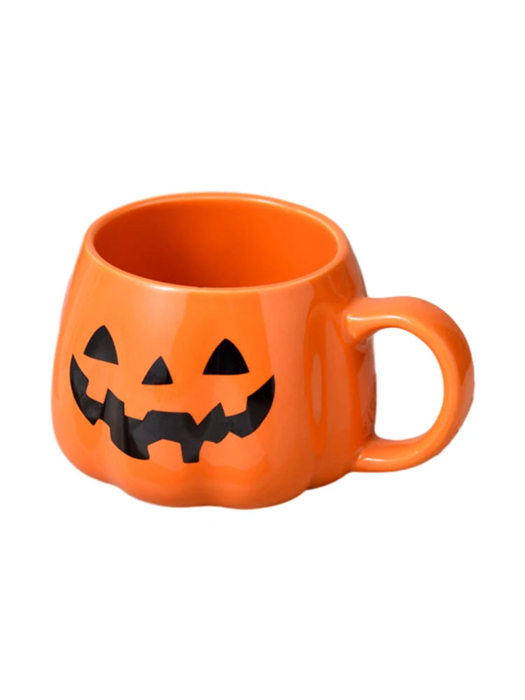 Pumpkin Shape Desktop Coffee Mug