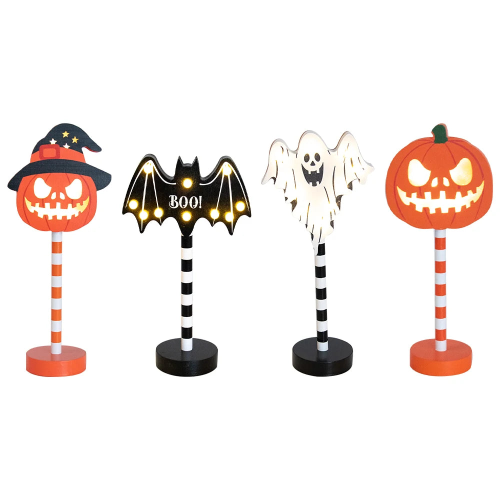 Halloween LED Lamp - Pumpkin, Spider, Bat, Ghost Shapes