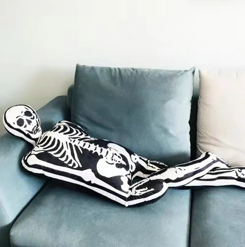 Skull Plush Pillow