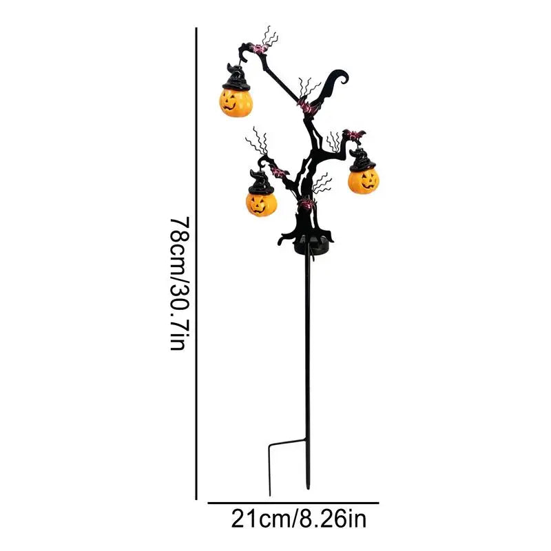 Solar Pumpkin Lights Waterproof Halloween Decor