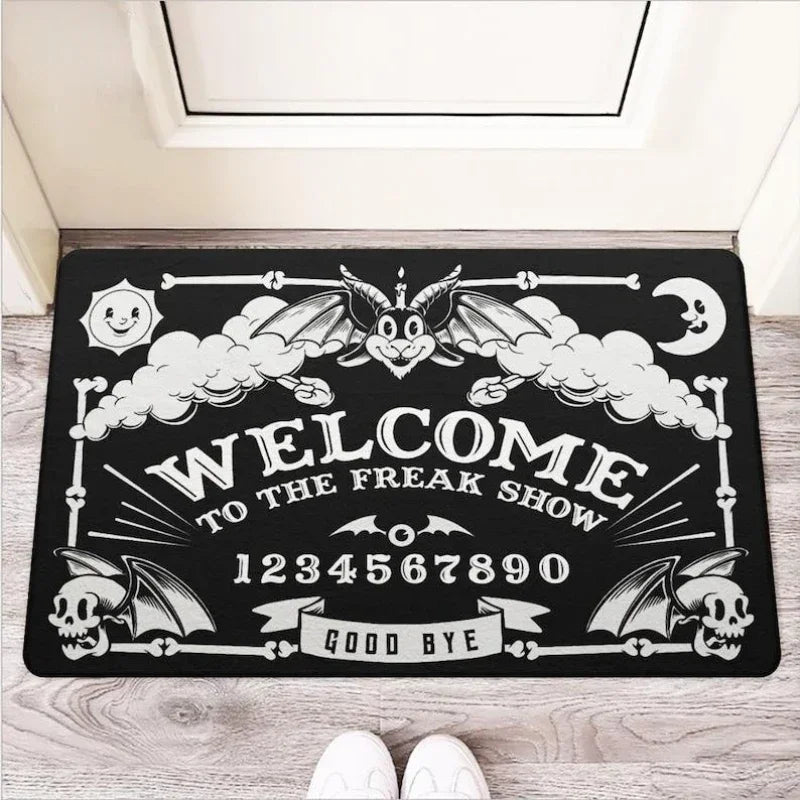 Halloween Gothic Witch Non-slip Floor Mats