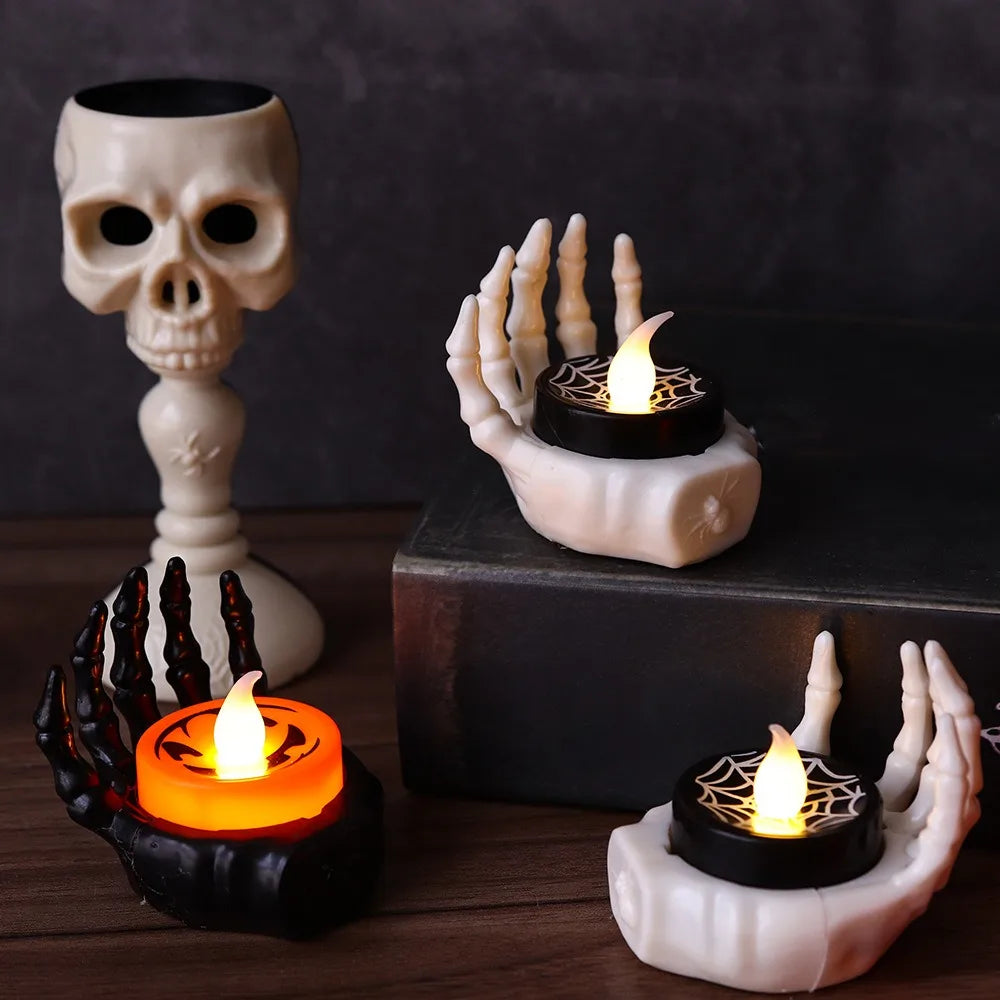 Halloween Ghost Hand Candle Holder