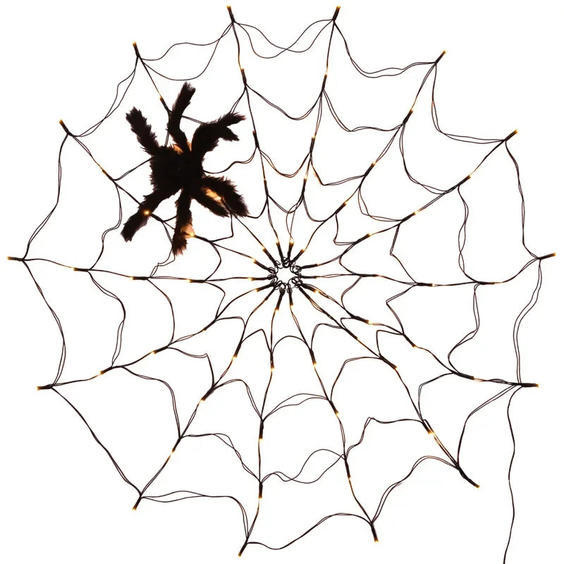 Halloween Spider Web LED Lights