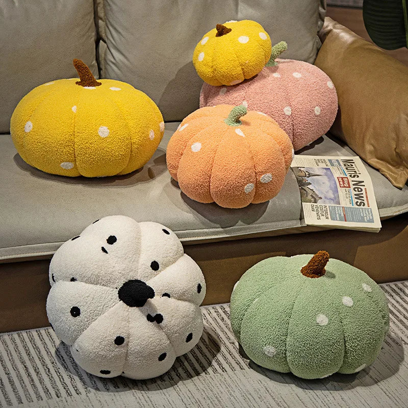 Colorful Plush Pumpkin Pillows