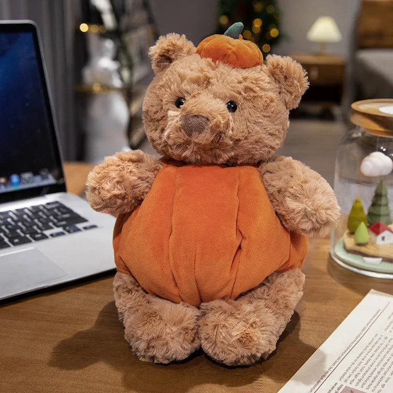 Pumpkin Bear Plush Toy