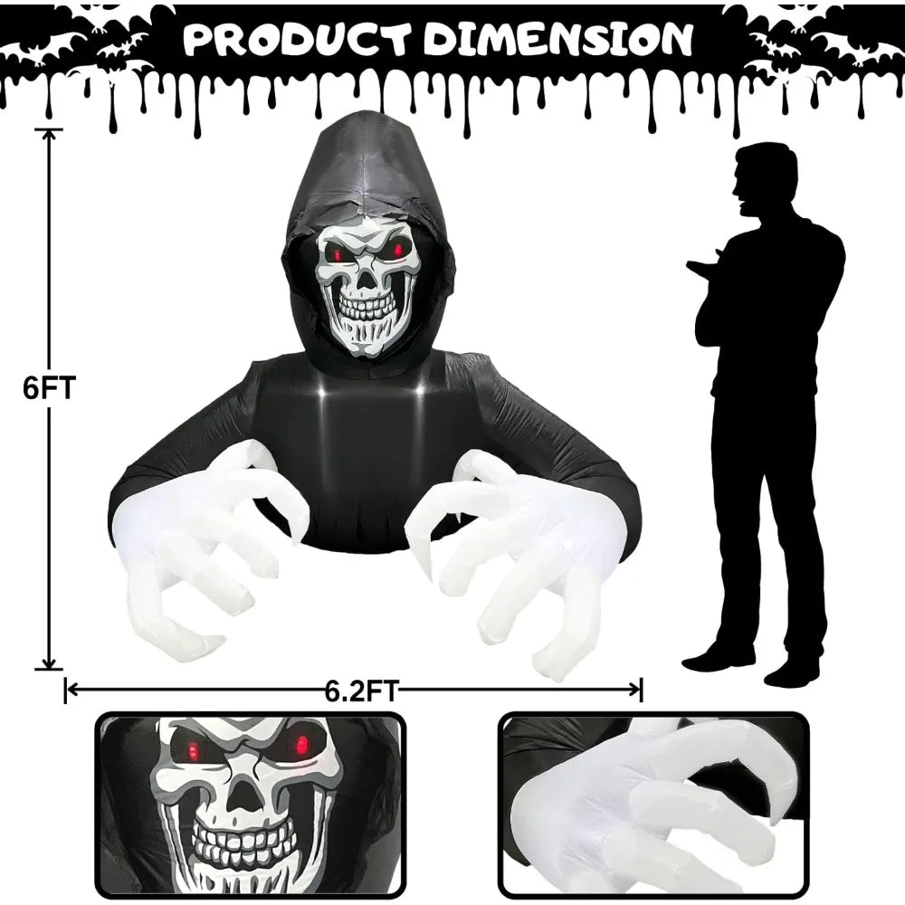 Inflatable Halloween Grim Reaper