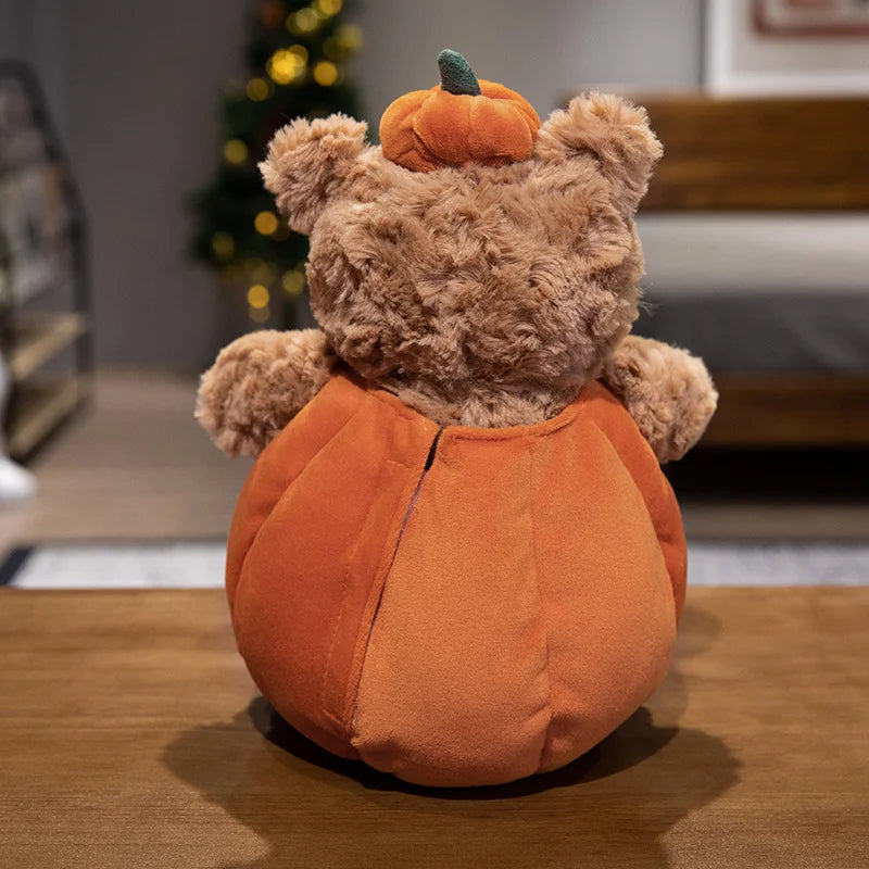 Pumpkin Bear Plush Toy