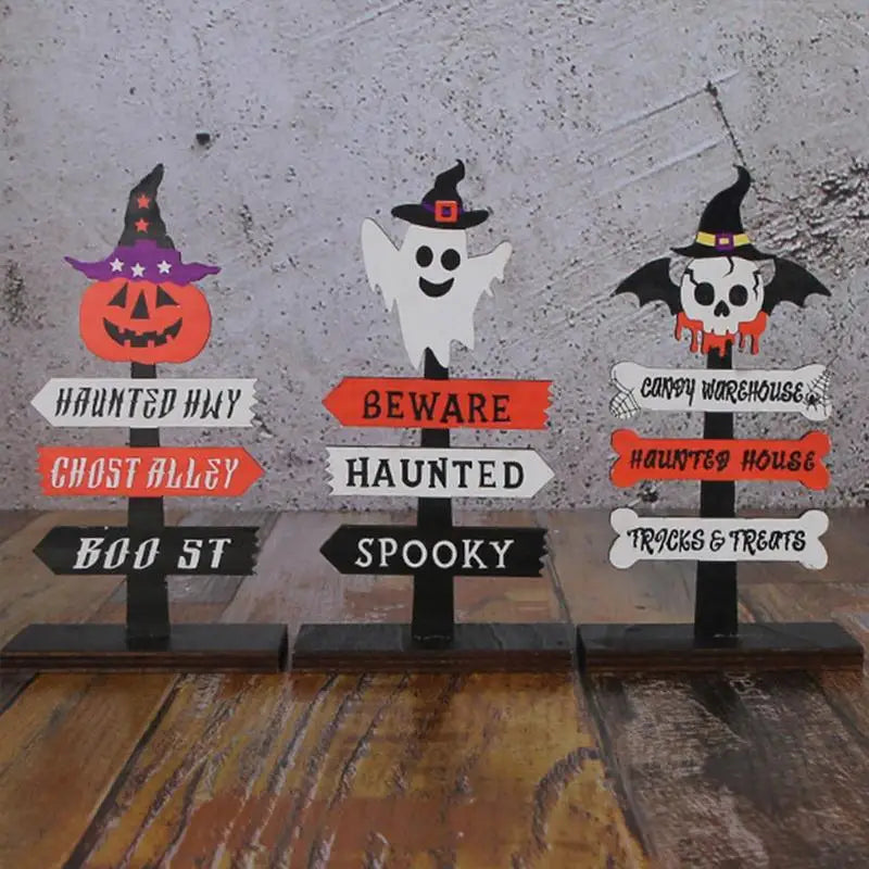 Halloween Scary Funny Table Sign