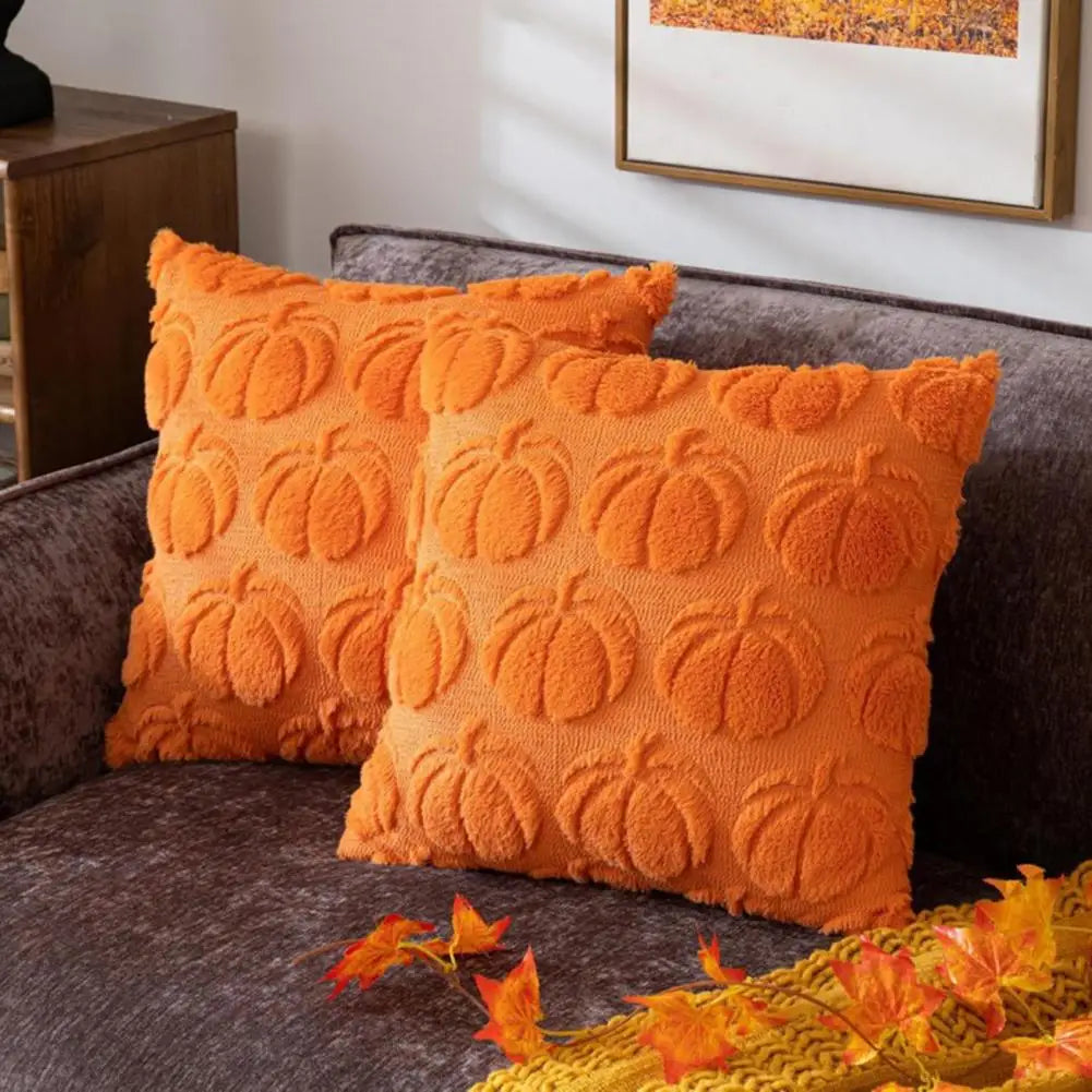 Halloween 3D Pumpkin Velvet Pillowcase