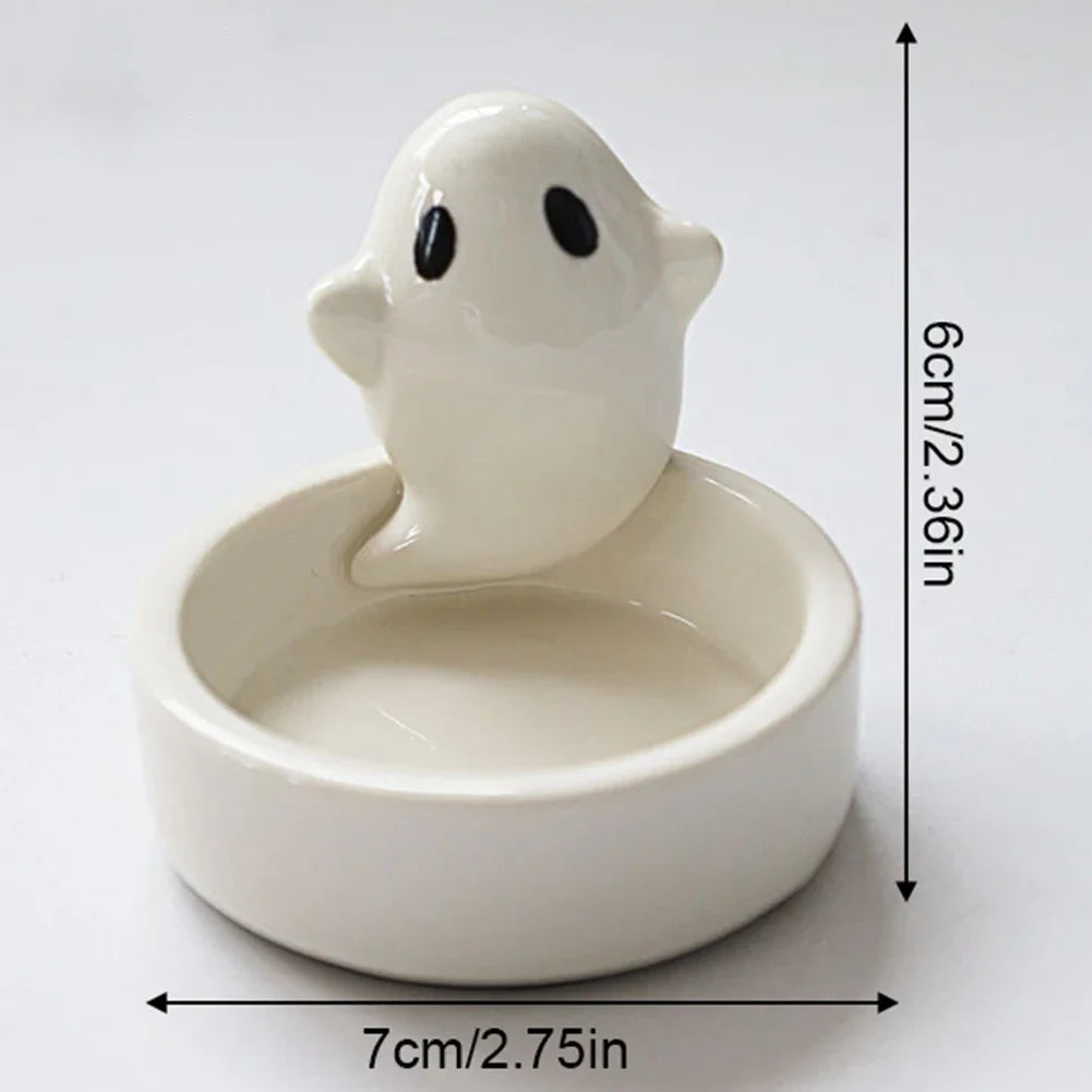 Ceramics Ghost Candle Holder