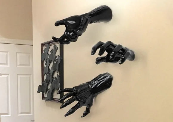 Gothic Demonic Wall-Mounted Hands