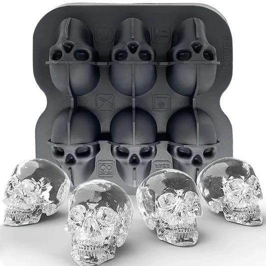 3D Skull Ice Cube Mold