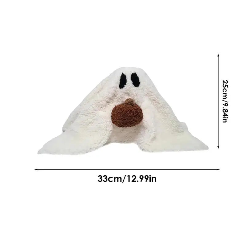 Halloween Ghost Pumpkin Throw Pillow