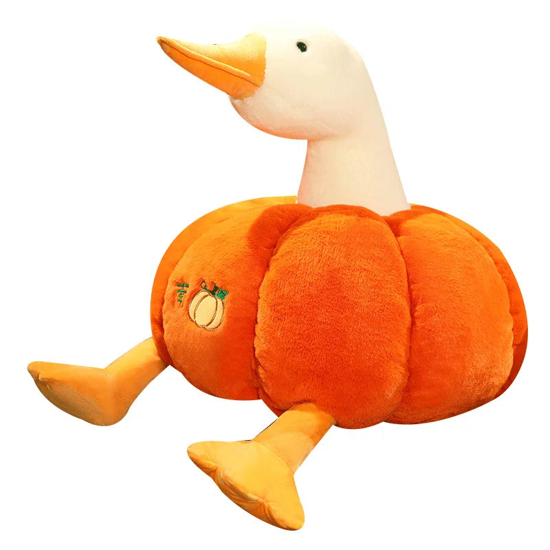 Giant Pumpkin Duck Plush Toy