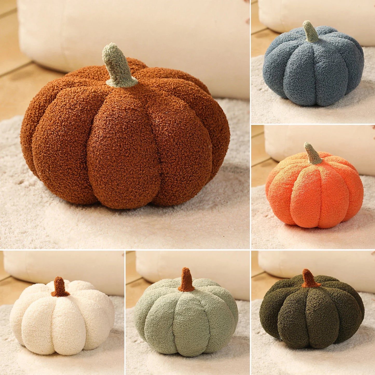 Halloween Pumpkins Soft Sofa Pillow