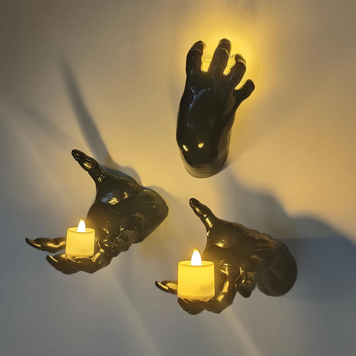 Gothic Demonic Wall-Mounted Hands