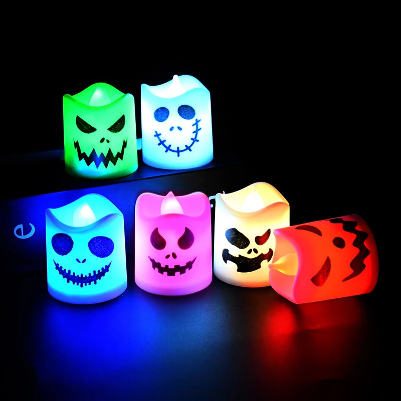 Spooky Halloween Light Candles (6 pack)