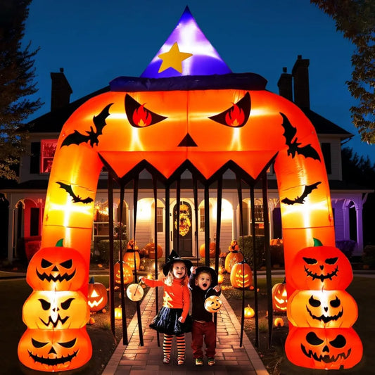 Halloween Inflatable Pumpkin Archway