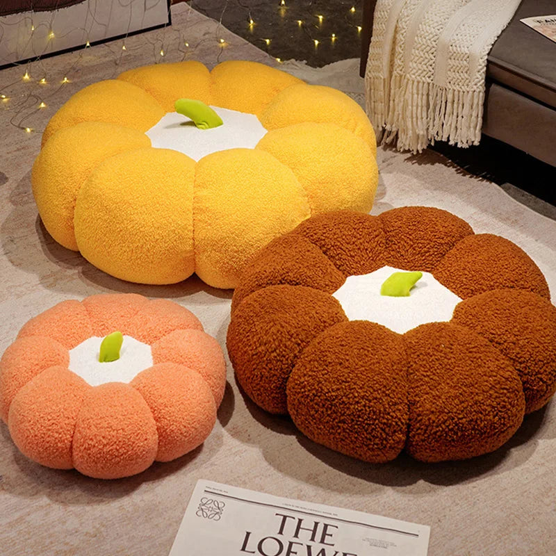 Simulation Pumpkin Futon Cushion