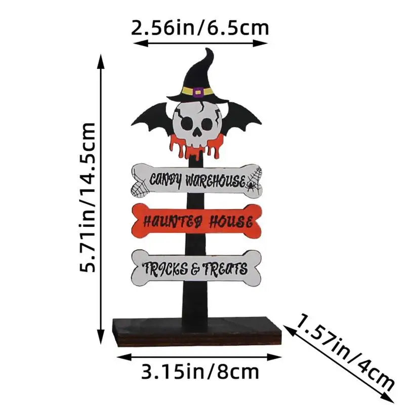 Halloween Scary Funny Table Sign