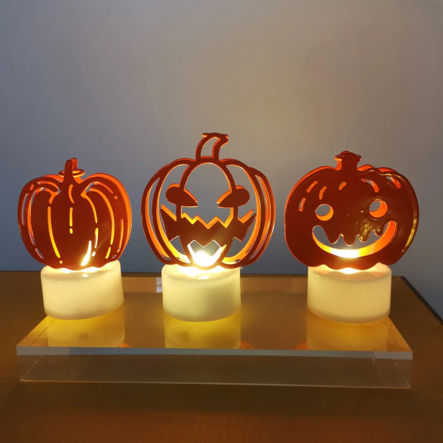 New Halloween LED Ghost Pumpkin Candle Light