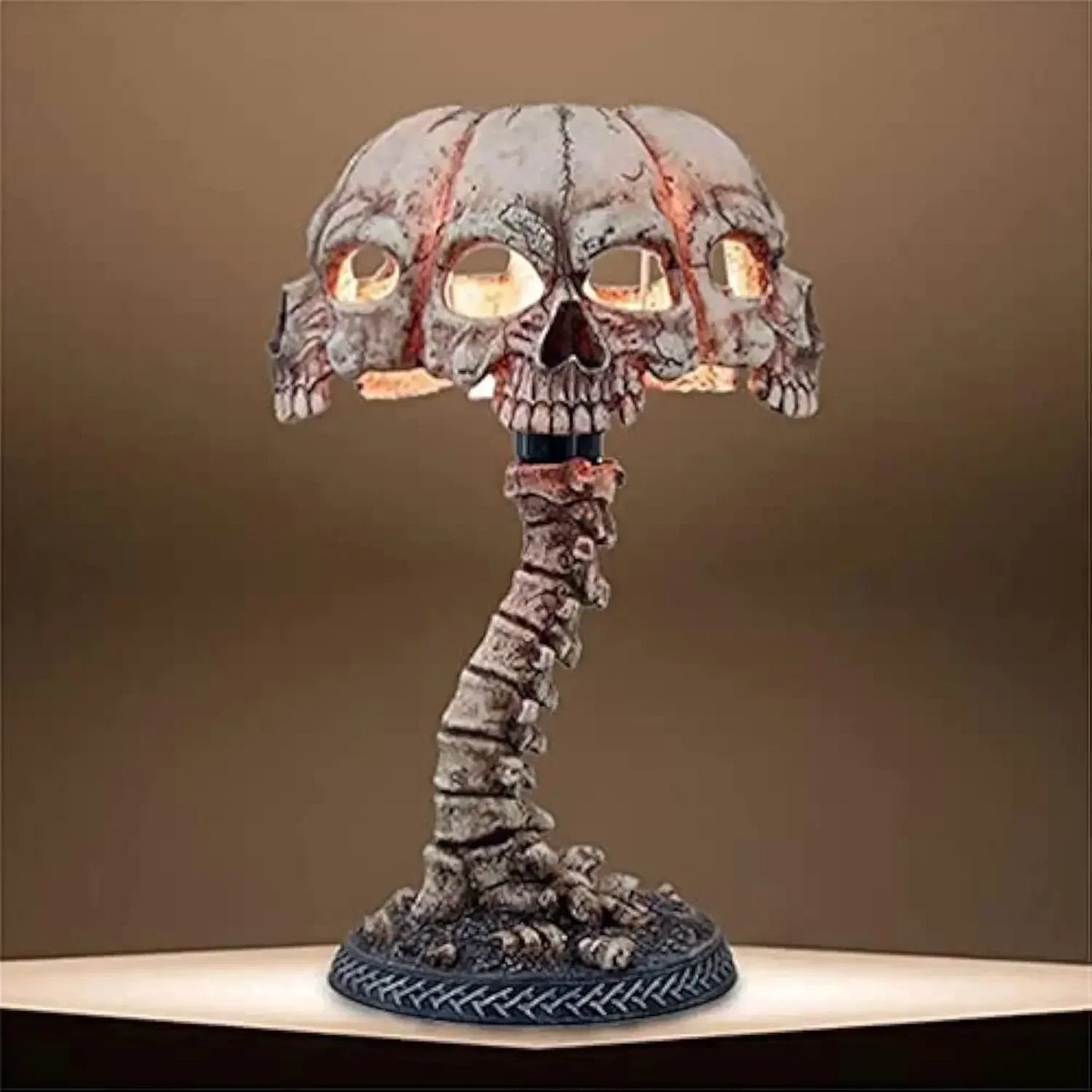 3D Gothic Skull Table Lamp