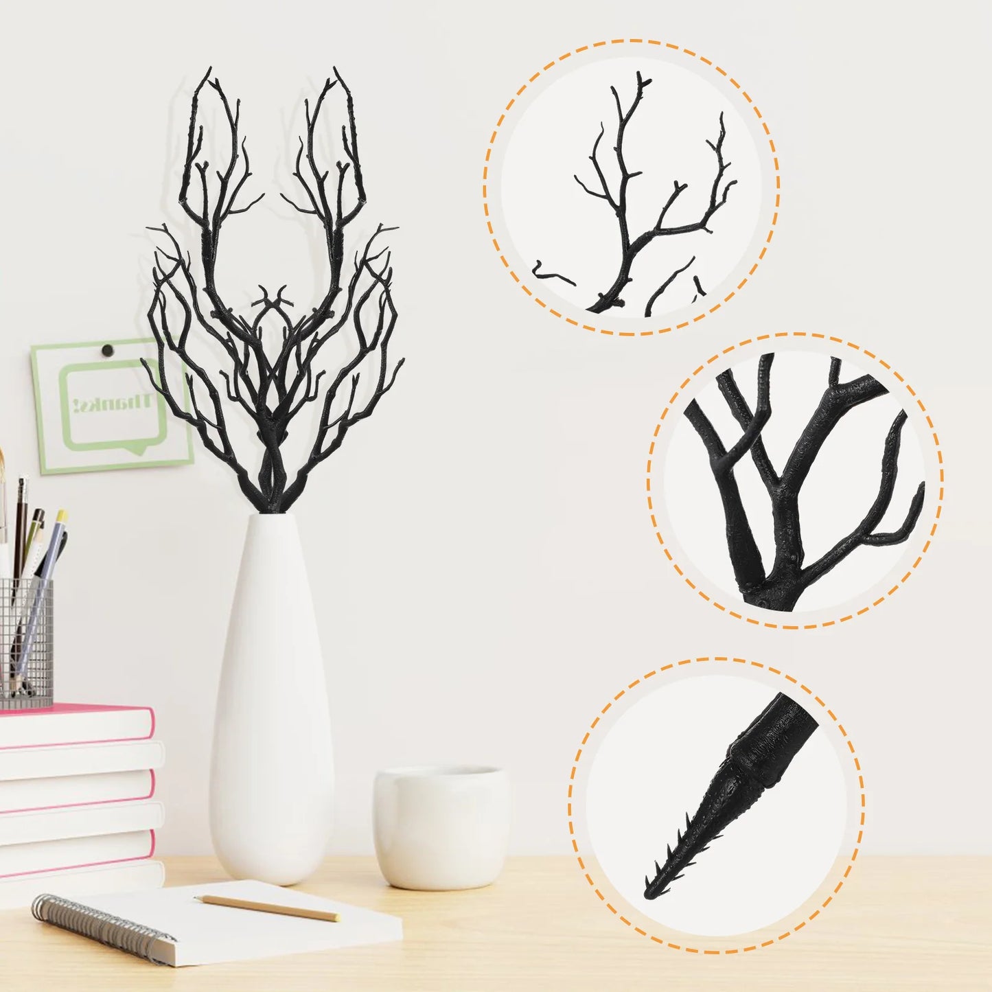 Halloween Tree Branches - 4 Pcs