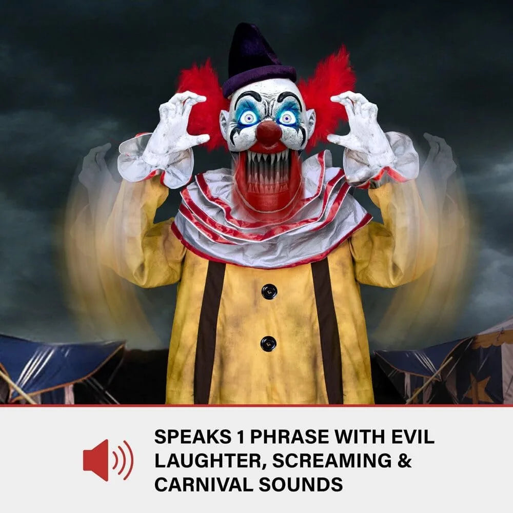 Motion-Activated Clown Animatronic