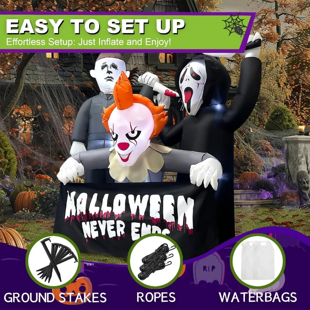 Halloween Inflatable Killers Decoration