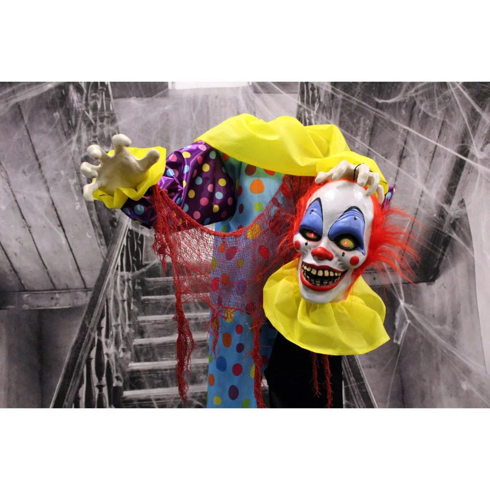 Halloween Scary Talking Clown Animatronic