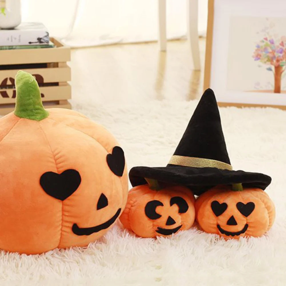 Halloween Cute Pumpkin Plush Throw Pillow