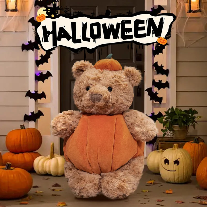 Pumpkin Bear Plush Toy