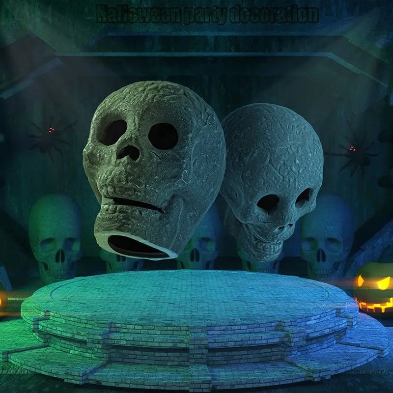 Halloween Skull Pumpkin Fireplace Props