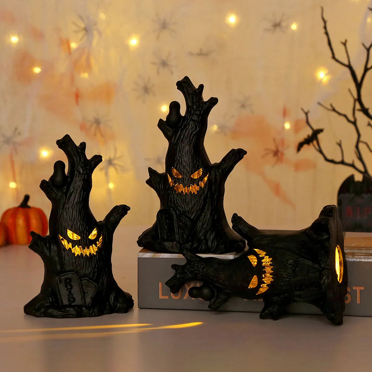 Halloween Ghost Tree LED Glow Lights