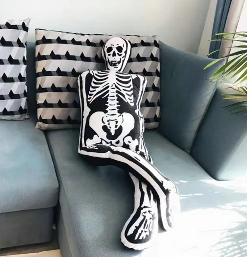 Skull Plush Pillow