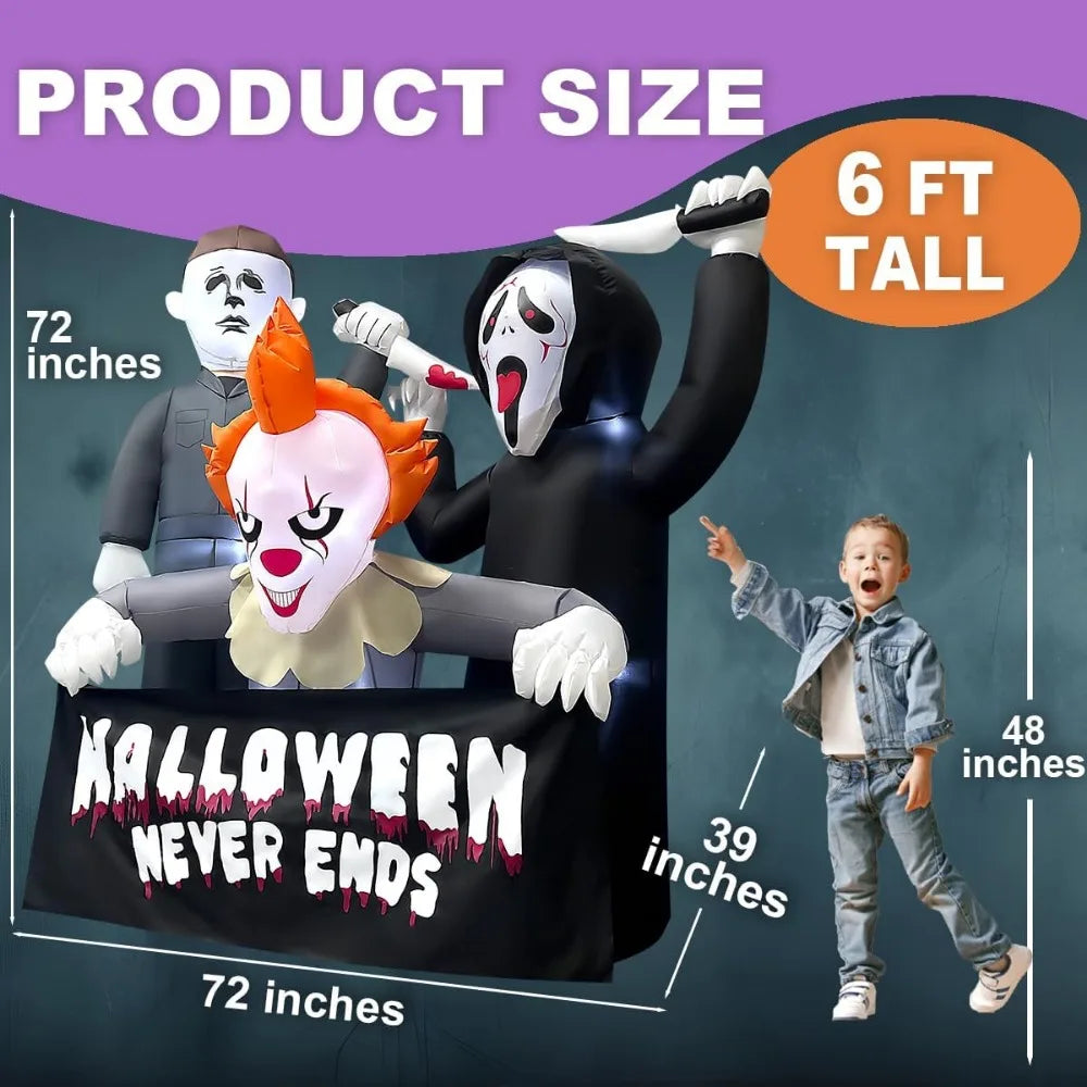 Halloween Inflatable Killers Decoration