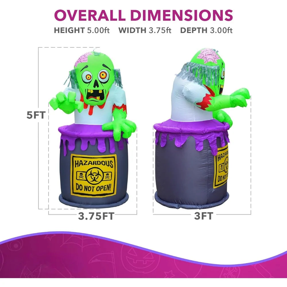 Zombie Barrel Inflatable